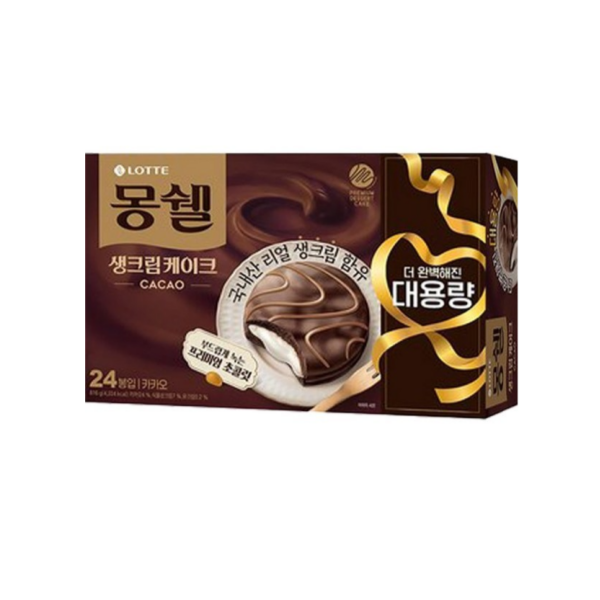 롯데리아 롯데 몽쉘 카카오 생크림케이크 816gX1개