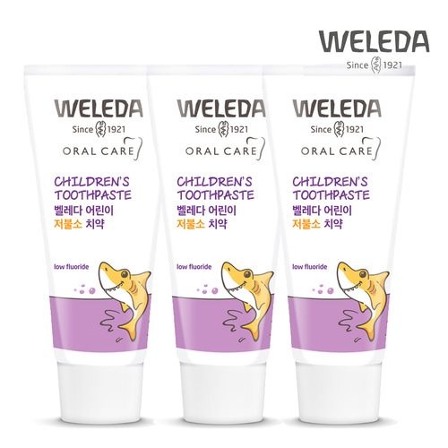 자체제작 벨레다 저불소 어린이 치약 60g X 3개