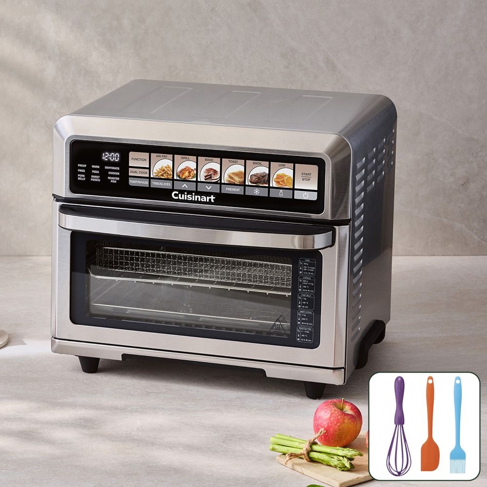 콘에어코리아 쿠진아트 디지털 에어프라이어 오븐 TOA-75KR+실리콘 키친툴 3종