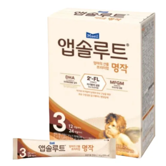 앱솔루트 명작 2FL분유 3단계(12~24개월) 14g 20포