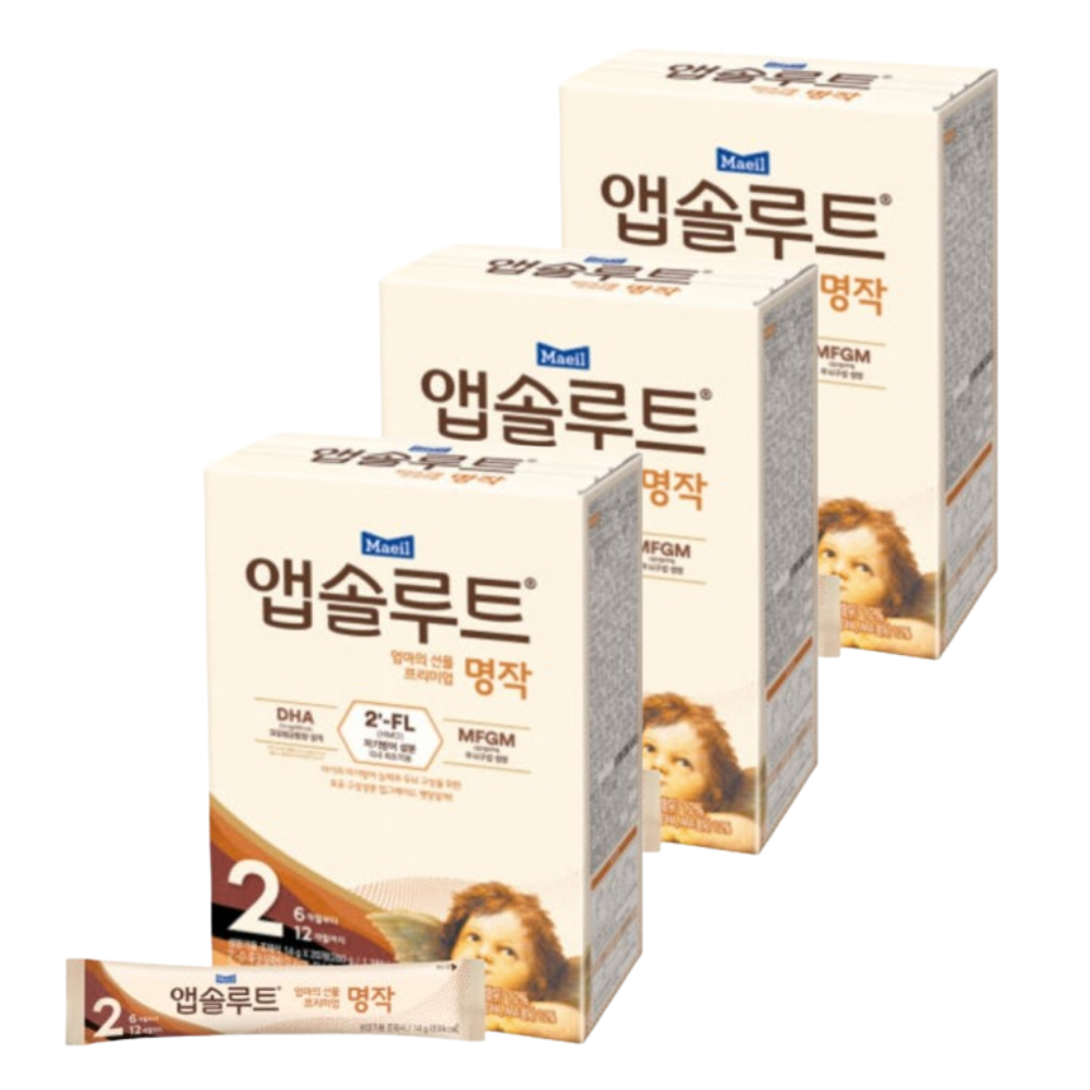 앱솔루트 명작 2FL분유 2단계(6~12개월) 14g 60포