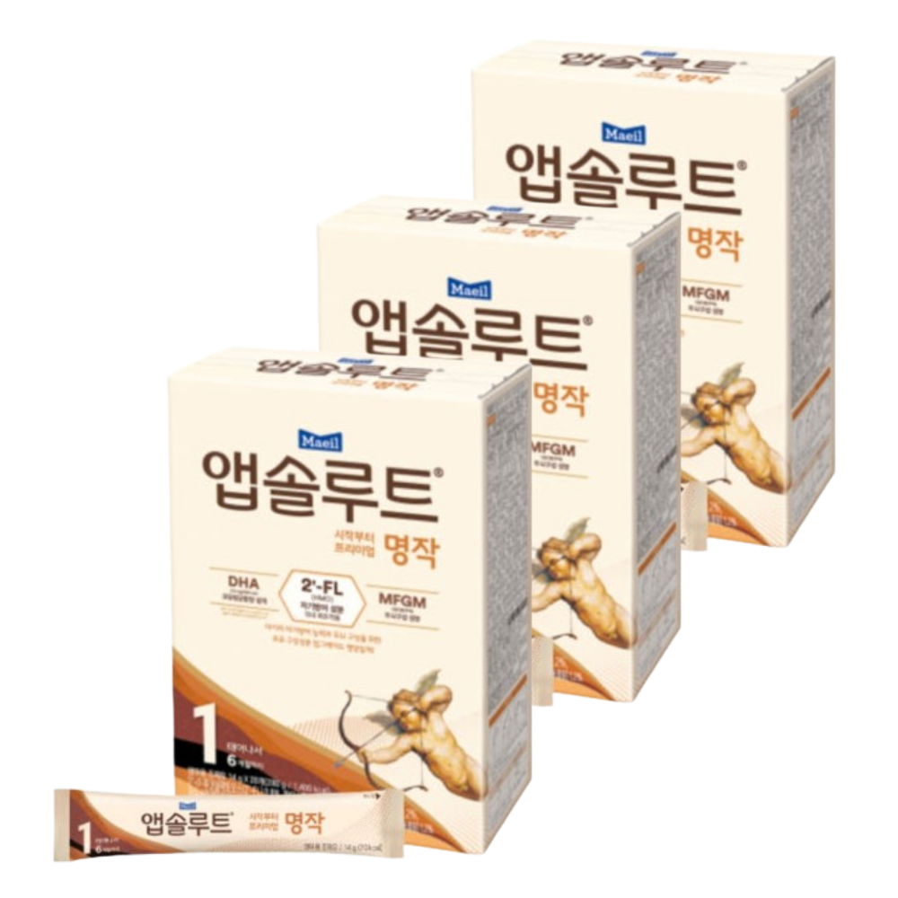 앱솔루트 명작 2FL분유 1단계(0~6개월) 14g 60포