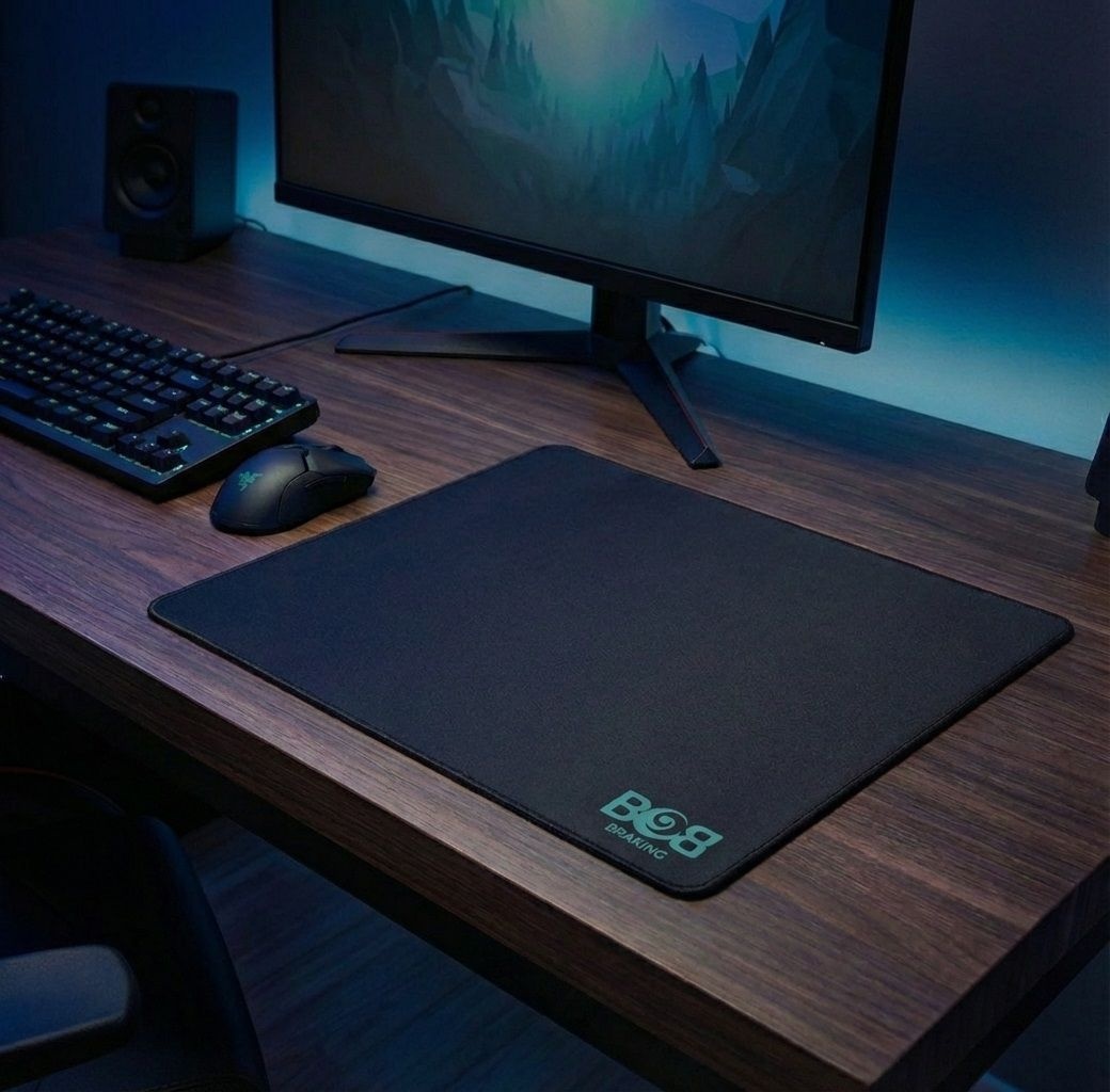 밥패드 BOB 브레이킹 라지 오버로크 블랙 선수용 게이밍 마우스패드