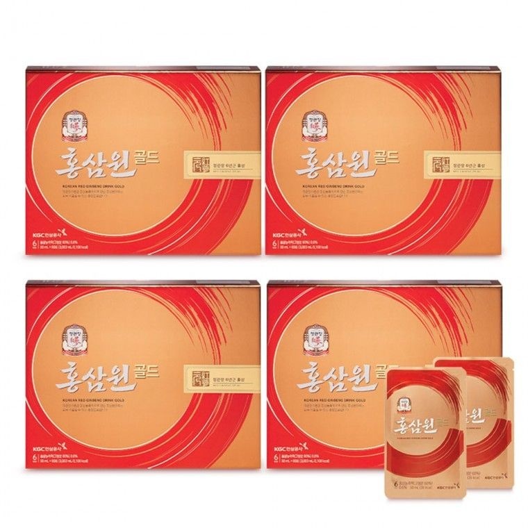 한국인삼공사 정관장 홍삼원 골드 50ml x 60포 4박스 명절선물 부모님선물