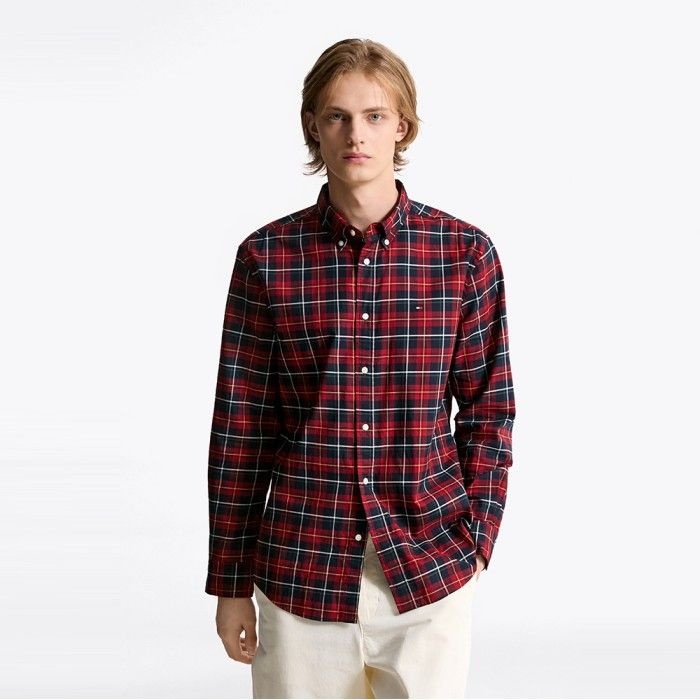 [공식][단독SALE] 머서라이즈 타탄체크 셔츠 T12F9WSH430MT10QJ (정상가:199,000원)