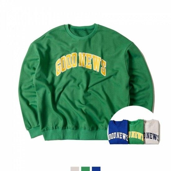 국내생산 럭키비키 맨투맨 남녀공용 3COLOR DMG-TSA-Q4316550