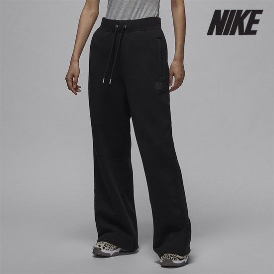 여성용 조던 팬츠 /Z2- FV7156-010 / 우먼스 조던 플라이트 플리스 오픈 헴 팬츠