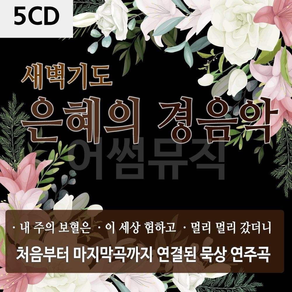 2cd 새벽기도 은혜의 경음악 트로트디스코 디스코메들리 cd앨범