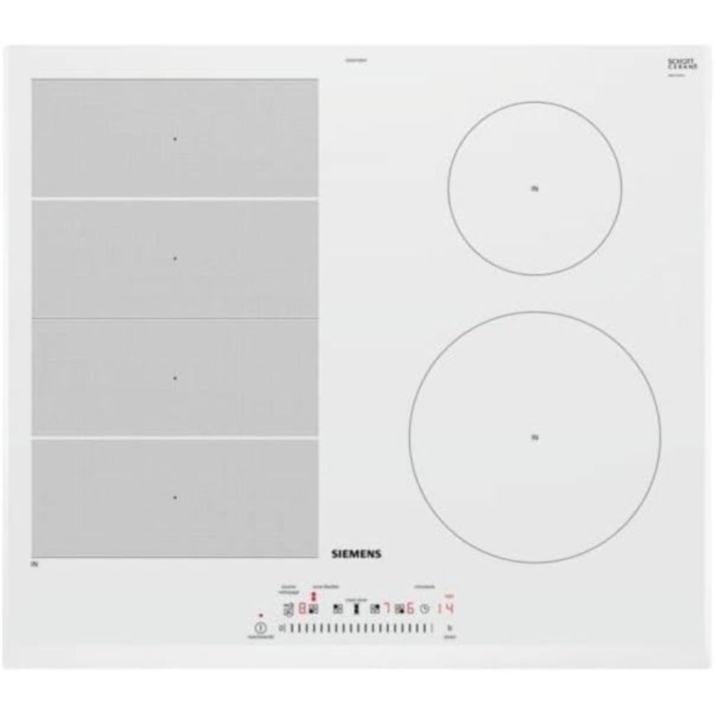 [해외] 지멘스 EX652FEB1F 인덕션 쿠커 4개 타이머 폭 60 cm 화이트