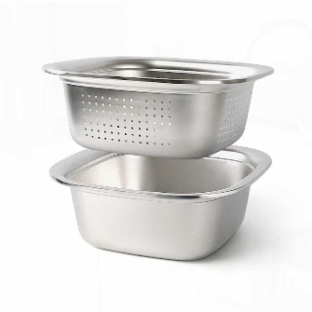 주방 야채세척 채반 과일 쌀씻기 믹싱볼 설거지 2종