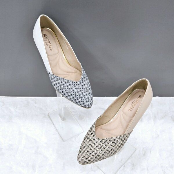 [탠디 (패플)] [탠디]여성 트위드 포인트 플랫 슈즈 12HS00DS06 W-718 W-717 1DC JJ