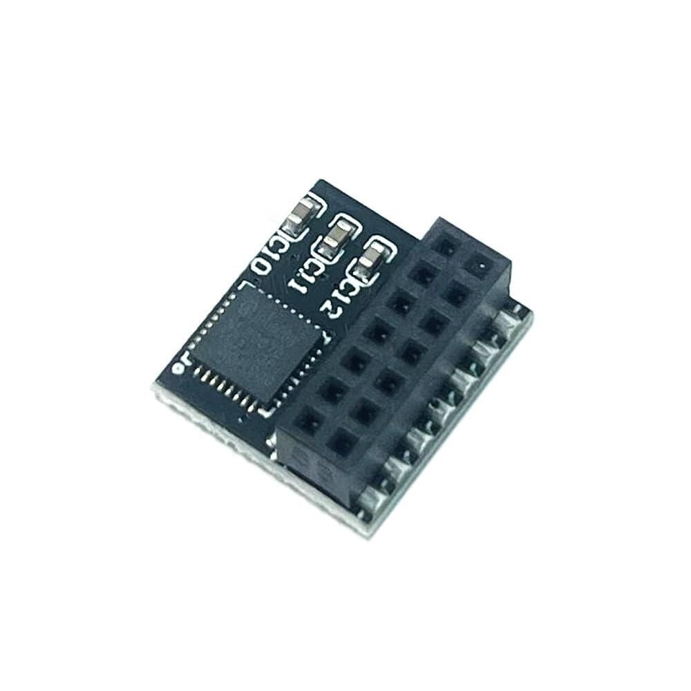 [해외] ZAHARA TPM 2.0 모듈, TPM-SPI 2.0 14pin-1 SPI 인터페이스, 인피니언 SLB9670 교체용 ASUS 마더보드 프라임 B660M-K/B660M-A/B66