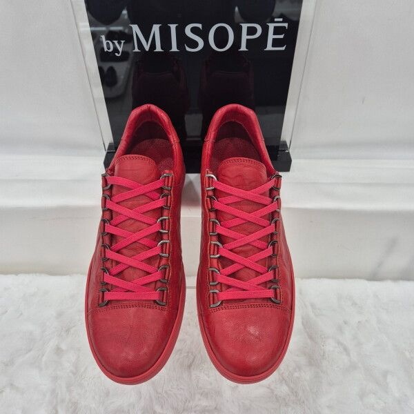 (주)이앤와이콜렉션 [미소페 (패플)] [미소페]By미소페 남성 와이드 핏 스니커즈 121HZ830GP012 RED 1_JJ