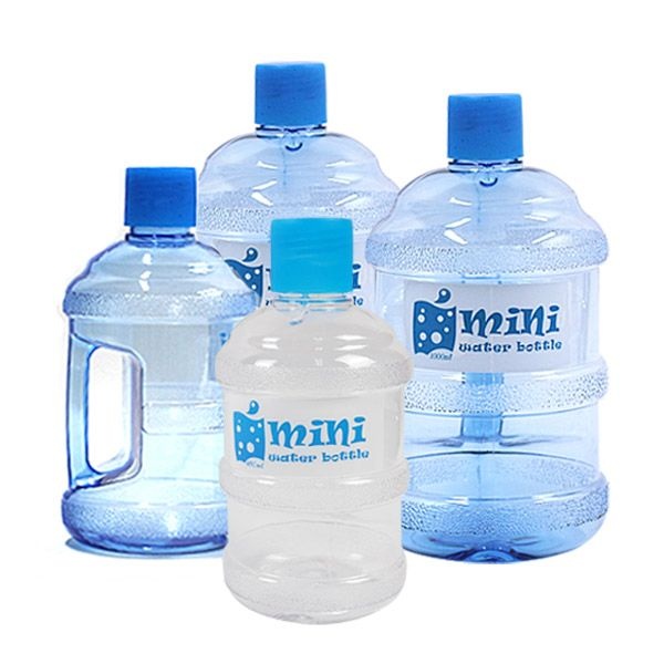 미니생수병 480ml/650ml/1L 미니정수기병 물통 손잡이물병