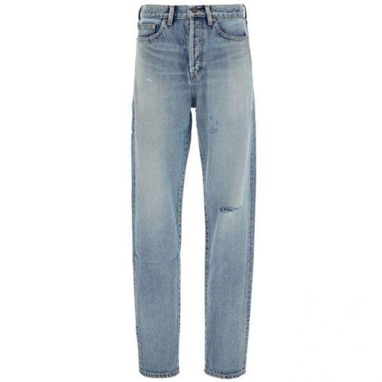 SAINT LAURENT 슬림핏 산타모니카 블루 데님 (644024 YM372 4568)