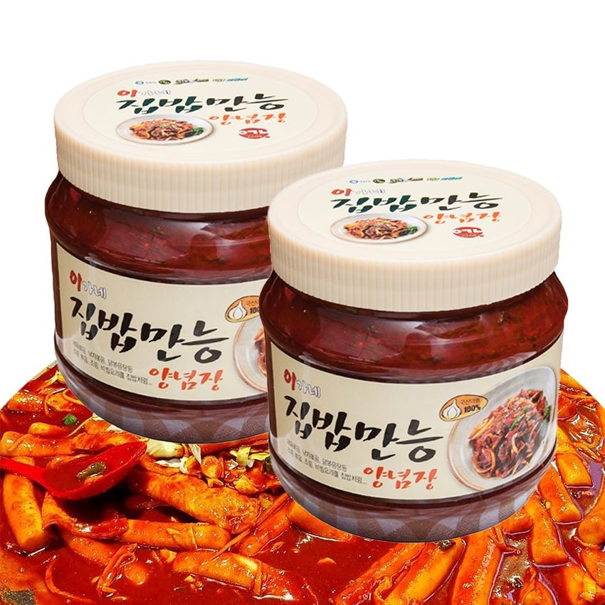 이가네 떡볶이 양념장 집밥만능 1.4KG X 2통 요리비결 육류 해물볶음 코다리찜소스