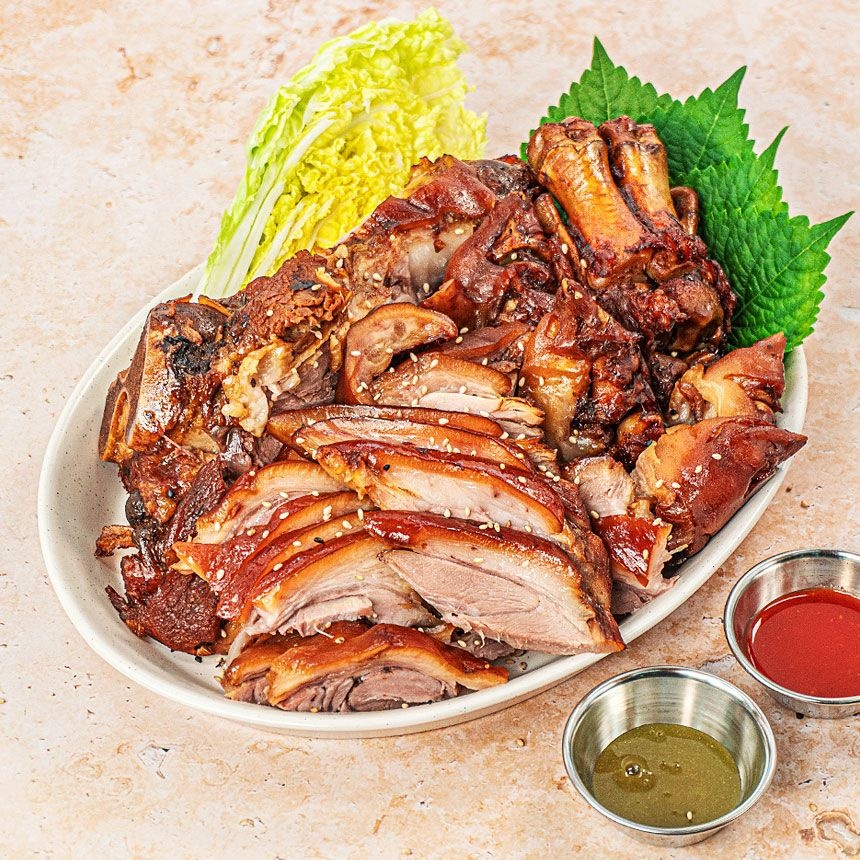 [온누리7%혜택]국내산 왕족발 1.3kg 앞다리 순살족발 미니족 (국내산 미니족 500g)