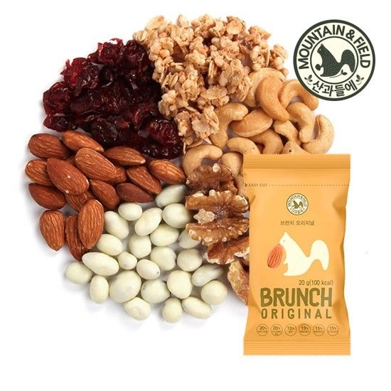 주식회사 산과들에 산과들에 하루견과 브런치오리지널 100봉 대용량 한줌견과