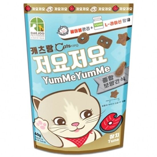 고양이 캐츠랑 저요 참치 60g 1P 기능성 보양 간식