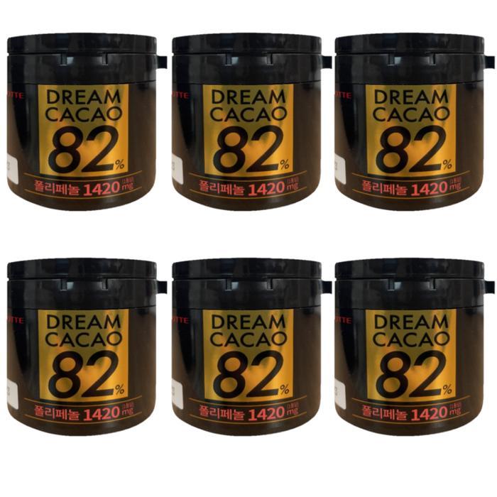 상세페이지 참조 롯데제과 드림카카오 82% 86g 6개