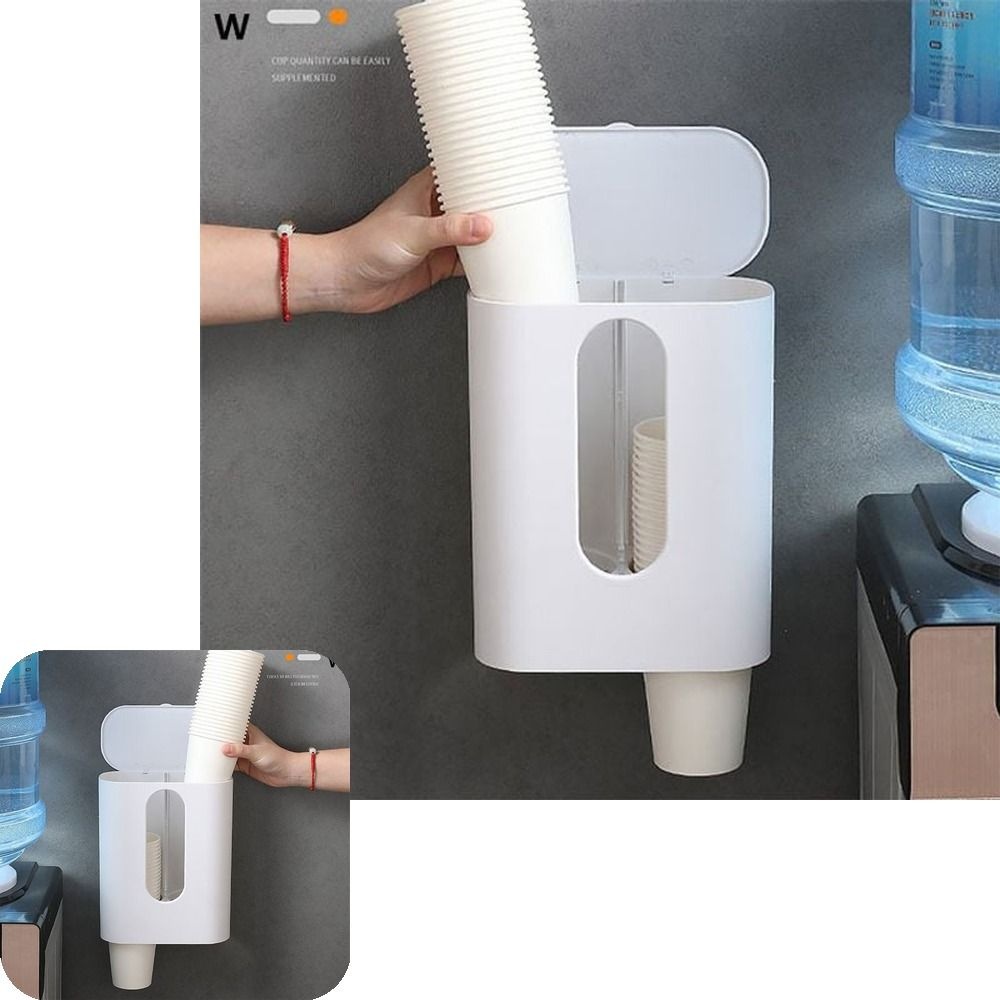 포에코 컵디스펜서 정수기 종이컵 2구