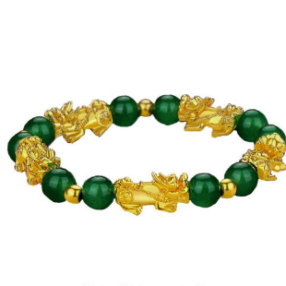 합격기원 선물 비휴 염주 수능 악세사리 옴자 팔찌 흑요석