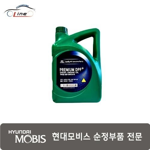 현대모비스 디젤 엔진 오일(6L) 05200 00620