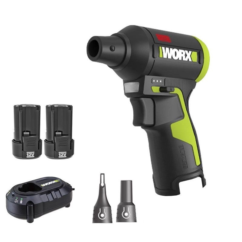 [해외] 윅스WORX WU094 강력 터보팬 송풍기 소형 에어건 미니 무선 차량 세차용