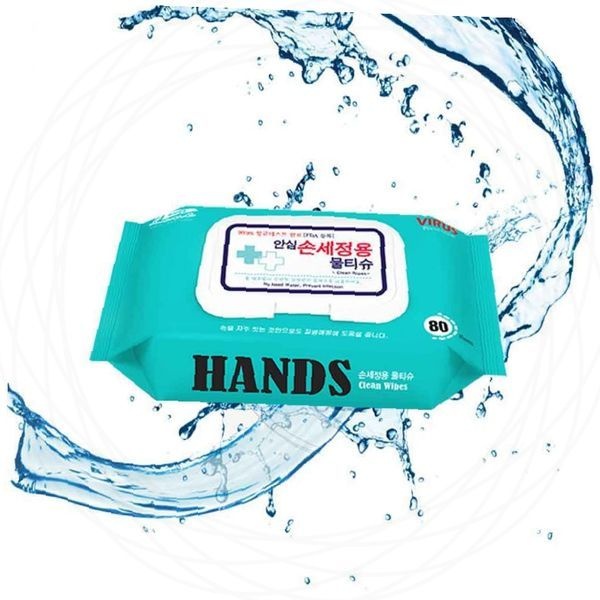 손세정 물티슈 휴대용 항균 소독티슈 개별포장 외출용 손소독 위생용품 세정력