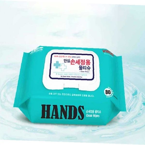 손세정용 물티슈 휴대용 항균 소독티슈 개별포장 외출용 손소독 위생용품 사무실 차량용