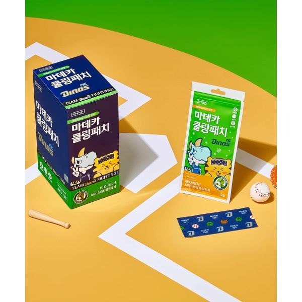 매장정품 DONGKOOK PHARM [NC 다이노스] 마데카 쿨링패치 KBO에디션 4매 x 10개입