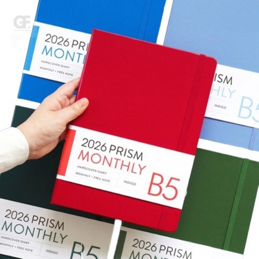 굿포머스 2026 프리즘 빅 B5 먼슬리 다이어리 월간일정노트 신년다이어리 먼슬리플래너