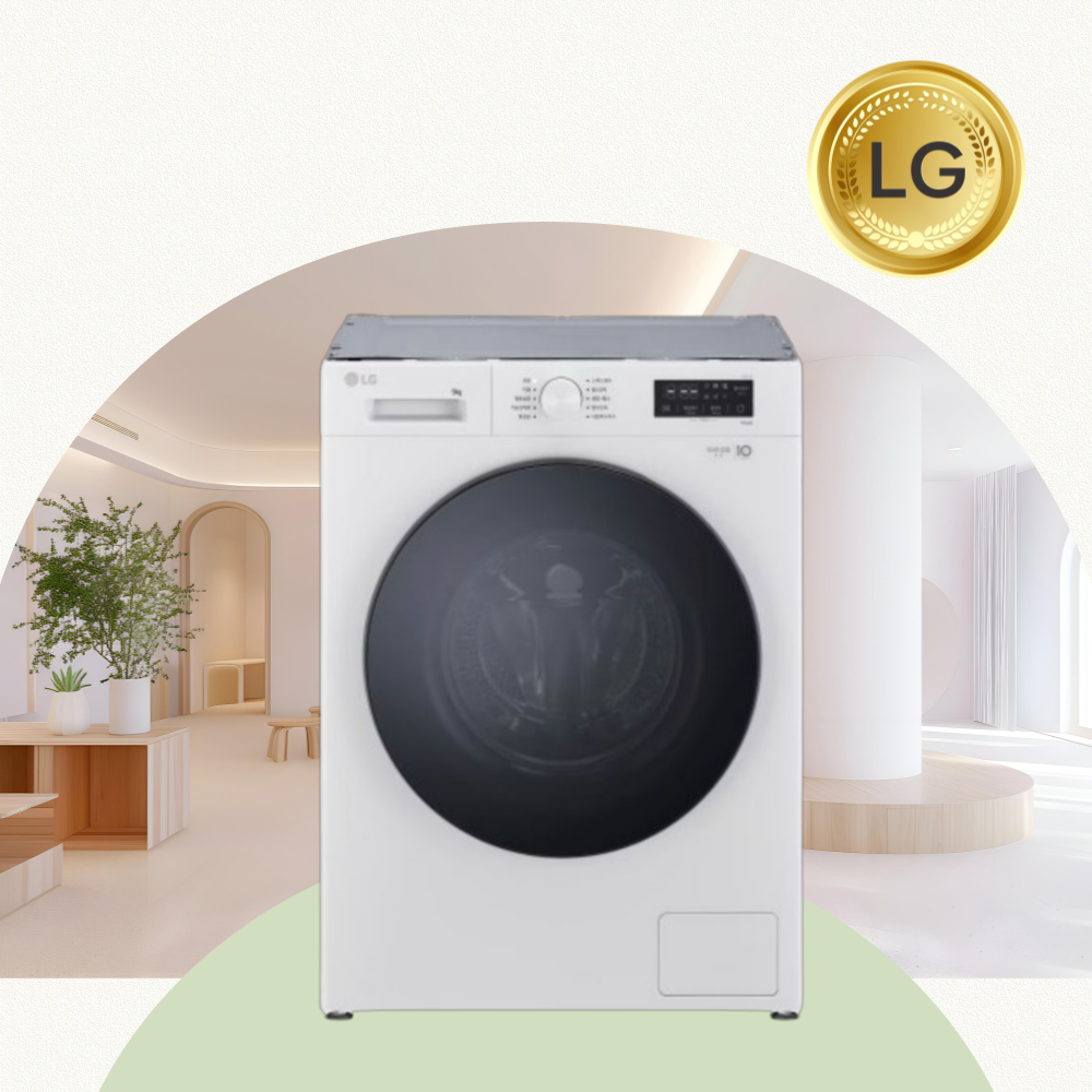 상품상세참조 LG전자 LG 9키로 빌트인 드럼세탁기 F9WTB 상판없음 화이트 원룸 오피스텔 사업장