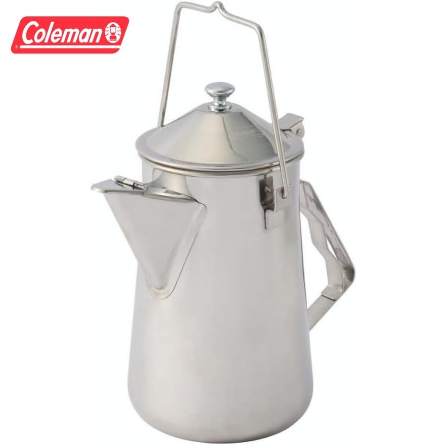 [해외] 콜맨 Coleman 파이어 플레이스 케틀 캠핑 스테인리스 주전자 직화 2000026788
