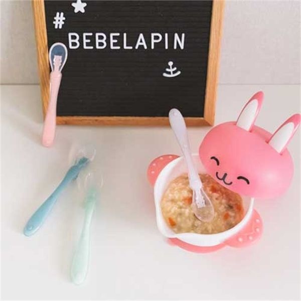 베베라팡 [보리보리]베베라팡 실리콘 인서트 이유식 스푼 (케이스 증정)