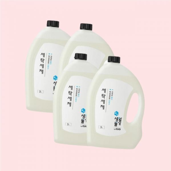 크리오 생활물가 세탁세제 일반드럼겸용 3L x4개 2201877845 4006378