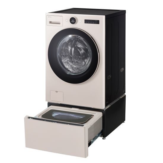 [LG전자(주)]LG 트롬 오브제 컬렉션 워시콤보 미니워시팩 FH25EAEX 베이지