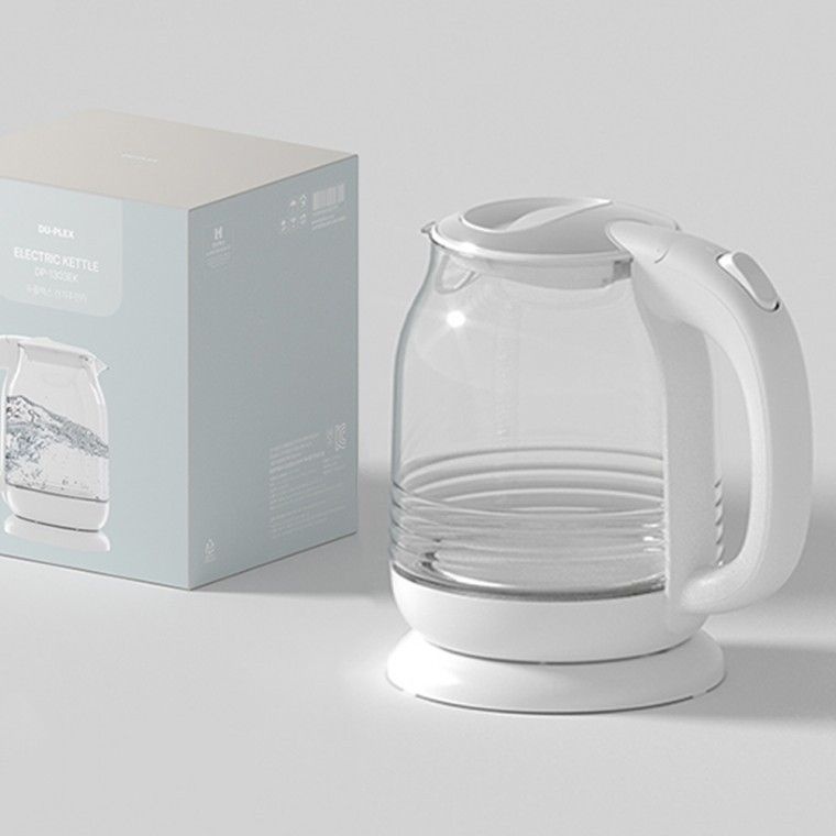 Ningbo Goodfriends Electric Appliance Co., Ltd 듀플렉스1303EK1.7L 내열유리 전기 무선주전자 LED램프 무선포트 커피포트 티포트