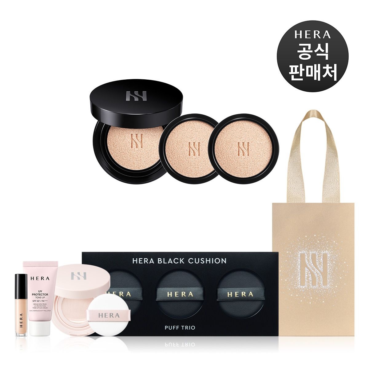 [롯데백화점] 헤라 [롯데단독]블랙쿠션 파운데이션 디럭스 SPF34/PA++ (본품15g+리필15gx2) LE1220671596