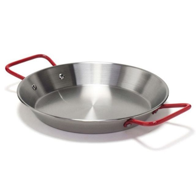 스텐 접시 빠에야팬 손잡이 브런치 파스타 접시 28cm