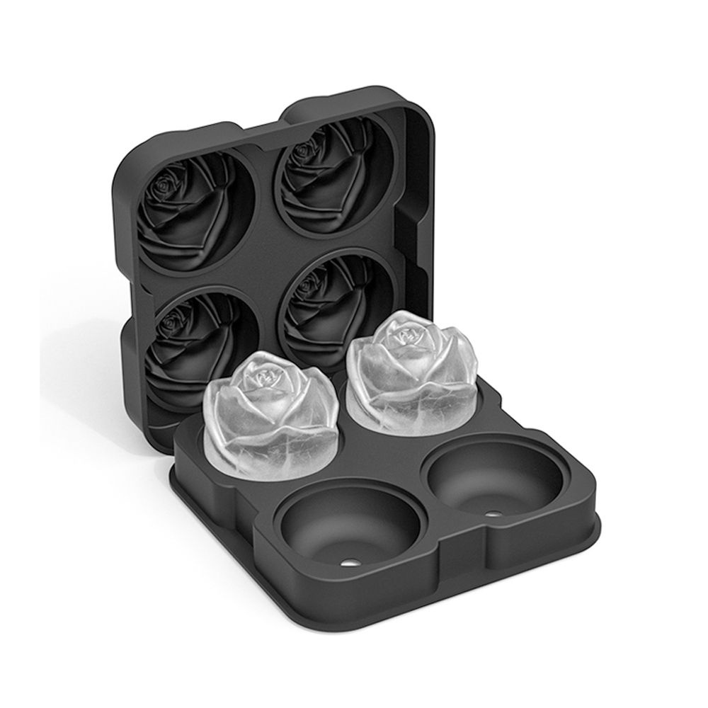 실리콘 얼음 트레이 왕 구슬 해골 다이아몬드 장미 아이스 메이커 얼음틀 칵테일