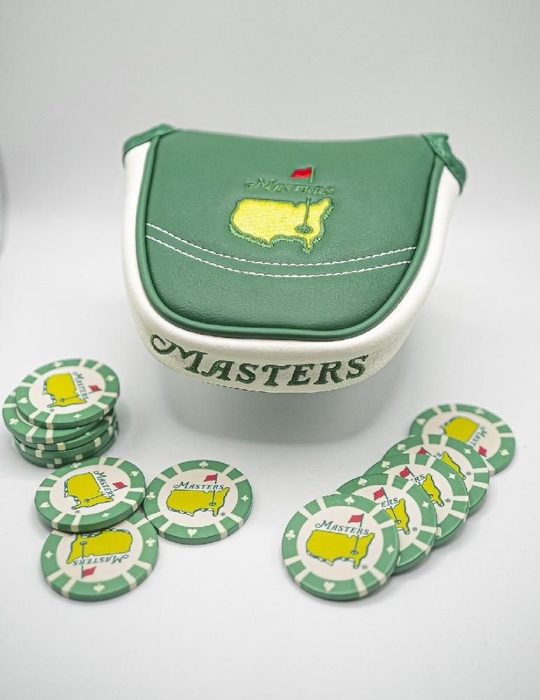 [해외] 마스터즈 MASTERS 어거스트네셔널 헤드커버 NEW Augusta National Masters Mallet Putter Cover + 1 Masters Poker Chip Marker