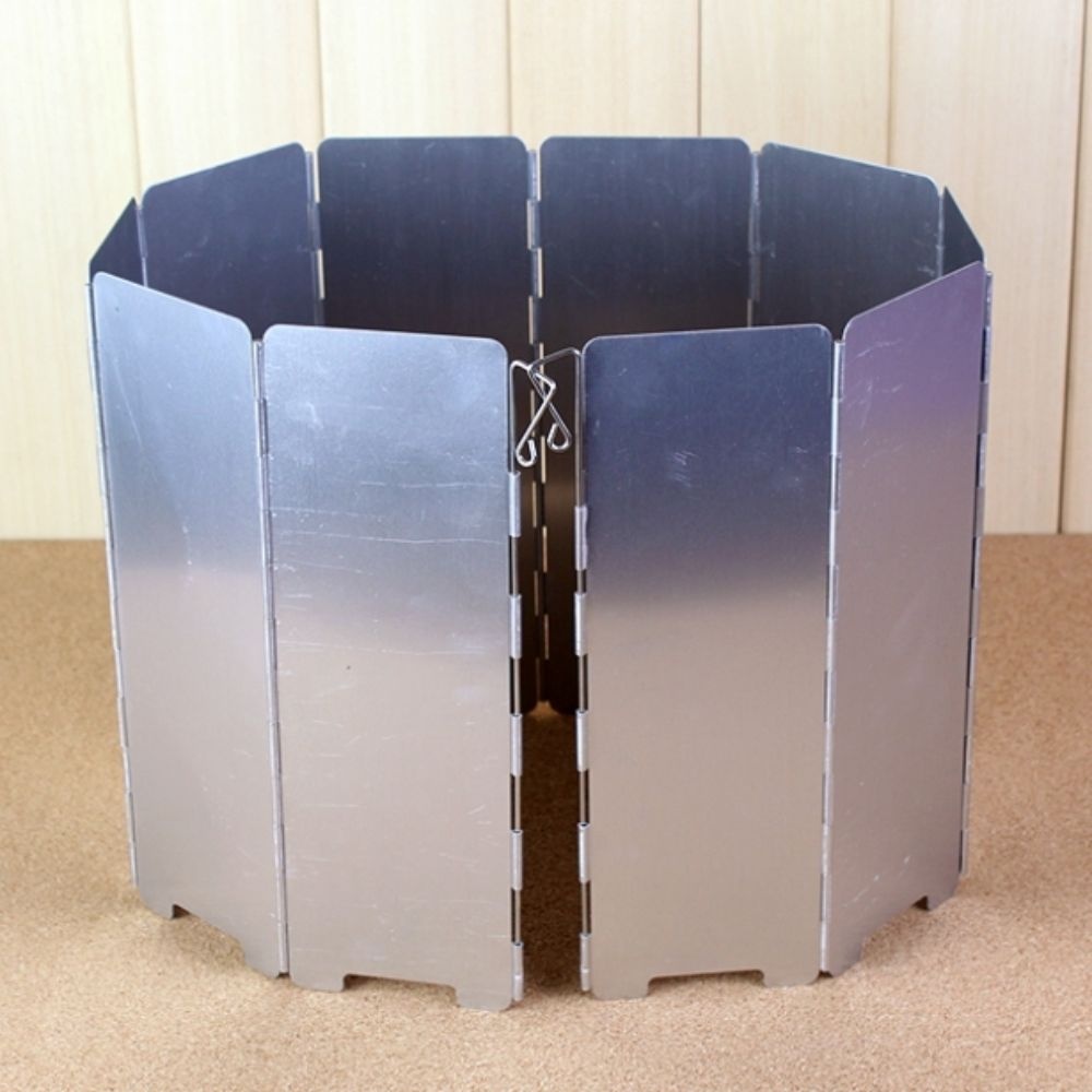 SSZ 캠핑 야외취사용 접이식 알루미늄 버너 바람막이 낚시터 야외조리 글램핑