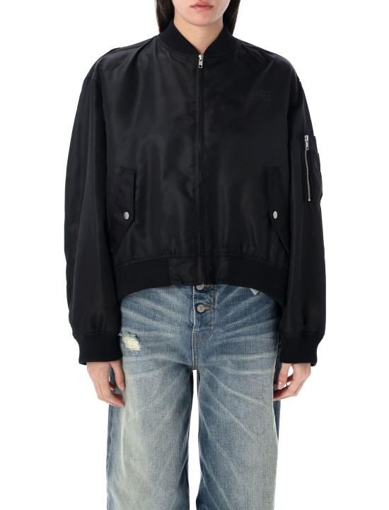 MM6 메종 마르지엘라 MM6 메종마르지엘라 봄버 자켓 S52AM0315M35257900 BLACK DOM