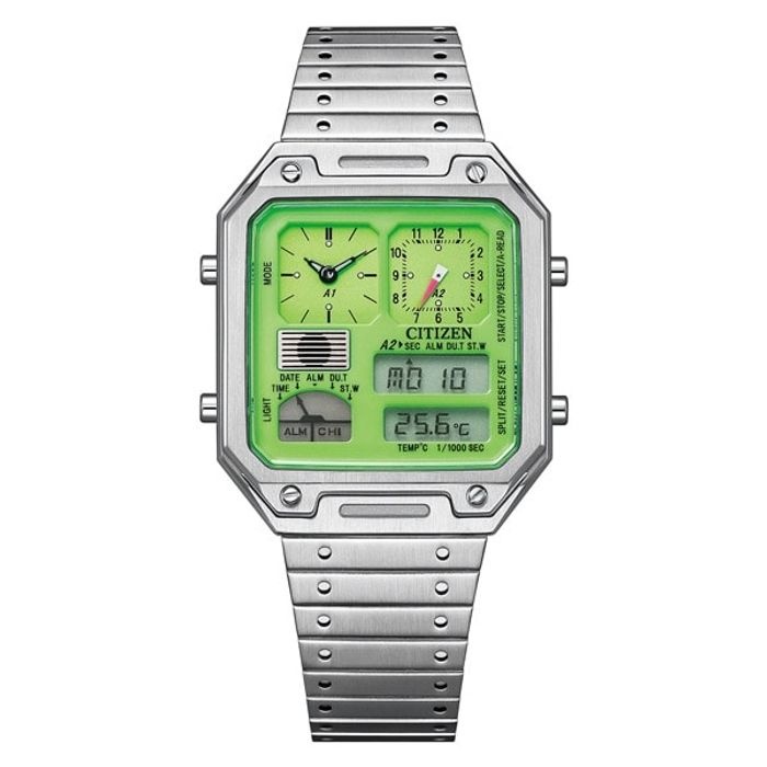 [해외] 시티즌 레코드 라벨 서모센서 아나디지템프 TiCTAC JG2120-65W 한정