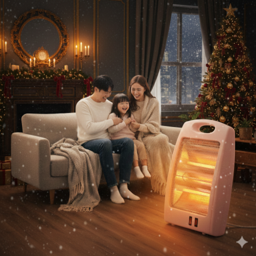 코맥스 2단 쿼츠 미니히터/전기히터 CM-2006H