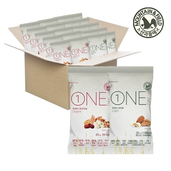 산과들에 [산과들에] 원데이오리지널30봉+원데이라이트30봉 (총60봉)