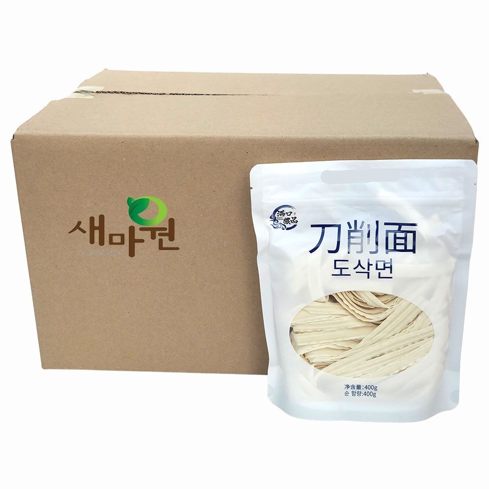 Hebei Jinxu Noodles co,.ltd 새마원 도삭면 400g-20개 중화면 중국 생면 수제 칼국수면
