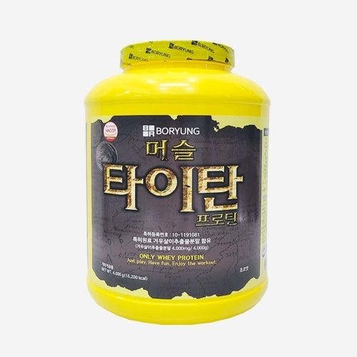 [보령헤비매스] 머슬타이탄 프로틴 4kg_운동수행능력 증강효를 갖는 겨우살이추출물 함유
