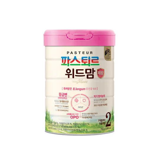 파스퇴르 위드맘 제왕 분유 2단계 750g 1통